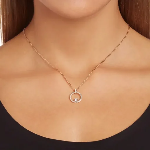 Collier Femme SWAROVSKI CONSTELLA Métal Doré Rose et Cristaux 5202446