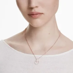 Collier Femme SWAROVSKI CONSTELLA Métal Doré Rose et Cristaux 5692266