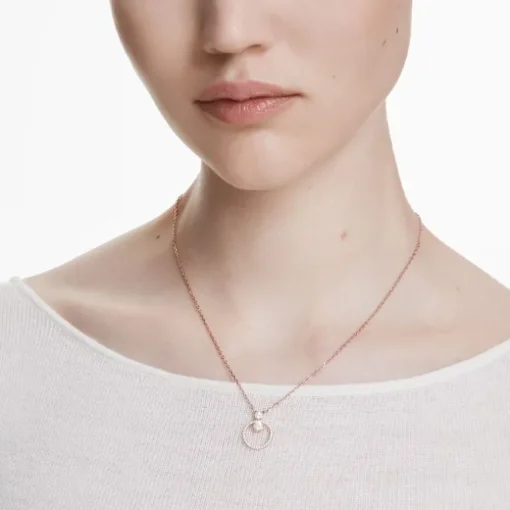 Collier Femme SWAROVSKI CONSTELLA Métal Doré Rose et Cristaux 5692266