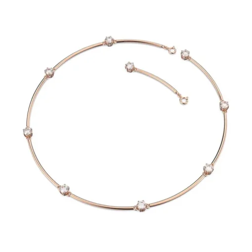 Collier Femme Swarovski Constella Doré Rose et Cristaux 5609710