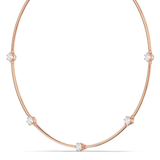 Collier Femme Swarovski Constella Doré Rose et Cristaux 5609710