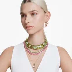 Collier Femme Swarovski Chroma Doré et cristaux 5692496
