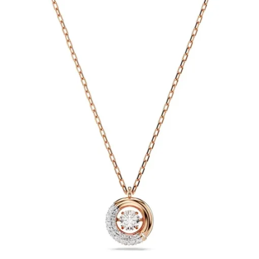 Collier Femme SWAROVSKI DEXTERA Métal Doré Rose et Cristaux 5692257
