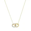 Collier Femme SWAROVSKI DEXTERA BOUCLE ENTRELACEE Plaqué Ton Or