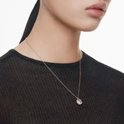Collier Femme SWAROVSKI DEXTERA Métal Doré Rose et Cristaux 5692257