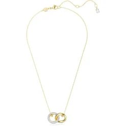 Collier Femme SWAROVSKI DEXTERA BOUCLE ENTRELACEE Plaqué Ton Or