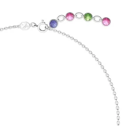 Collier Femme SWAROVSKI GEMA Métal Rhodié Blanc