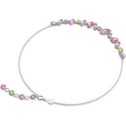 Collier Femme SWAROVSKI GEMA Métal Rhodié Blanc