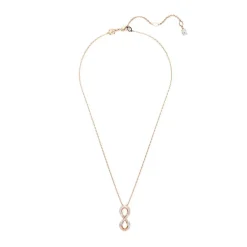 collier Femme Swarovski Hyperbola Métal Doré Rose et Zircones 5677623
