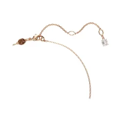 collier Femme Swarovski Hyperbola Métal Doré Rose et Zircones 5677623