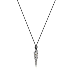 Collier Femme SWAROVSKI IDYLLIA Cordon et Métal Doré et Cristaux 5684083