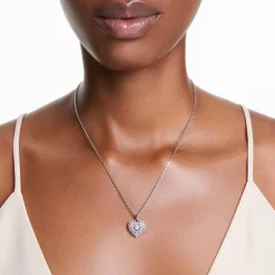 Collier Femme SWAROVSKI IDYLLIA Métal Rhodié et Cristaux 5684386