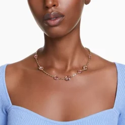 Collier Femme SWAROVSKI IMBER Métal Doré et Cristaux 5684239