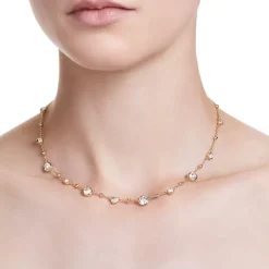 Collier Femme Swarovski Imber Métal Doré et Cristaux 5680090