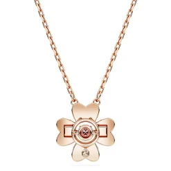 Collier Femme Swarovski Idyllia Doré Rose et Cristaux 5674211
