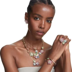 Collier Femme Swarovski Idyllia Doré et Cristaux 5709029
