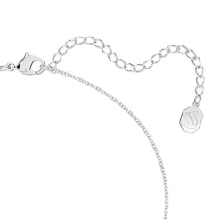 Collier Femme SWAROVSKI LILIA PAPILLON BLEU Métal Rhodié Blanc