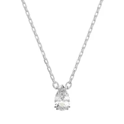 Collier femme swarovski Millenia métal rhodié et cristaux