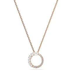Collier Femme SWAROVSKI MATRIX Métal Doré Rose et Cristaux 5692265