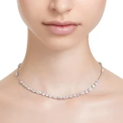 Collier Femme Swarovski Mesmera Métal Argenté et Zircones 5676989