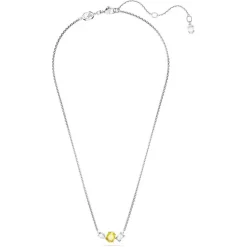 Collier Femme SWAROVSKI MESMERA JAUNE Métal Rhodié Blanc