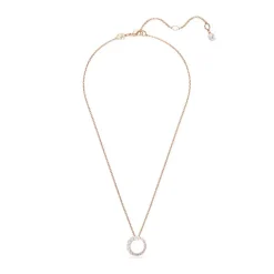 Collier Femme SWAROVSKI MATRIX Métal Doré Rose et Cristaux 5692265