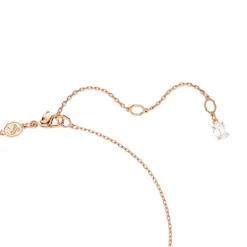 Collier Femme SWAROVSKI MATRIX Métal Doré Rose et Cristaux 5692265