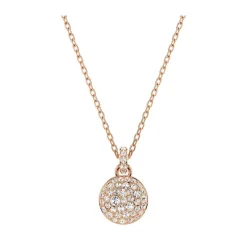Collier Femme Swarovski Sublima Métal Doré Rose et Cirstaux 5683443