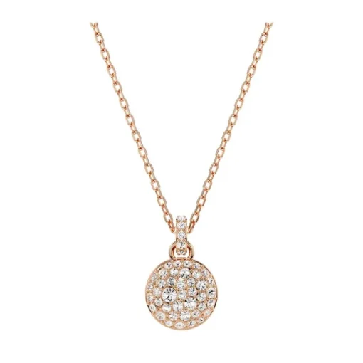 Collier Femme Swarovski Sublima Métal Doré Rose et Cirstaux 5683443