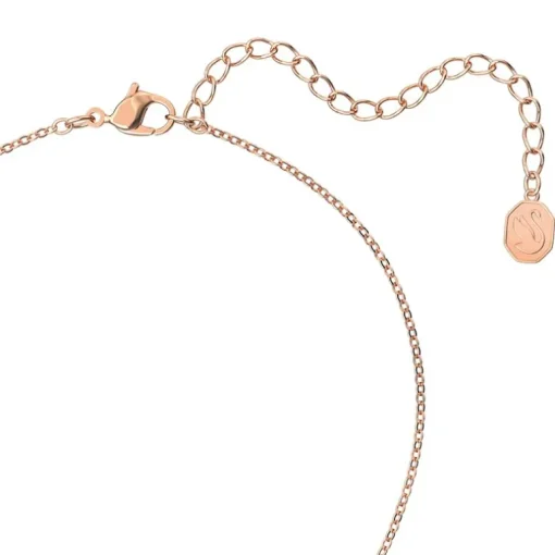 Collier femme swarovski Sparkling Dance métal doré rose et cistal violet