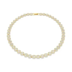 Collier Femme Swarovski Tennis Un Angelic Doré et Cristaux 5720505