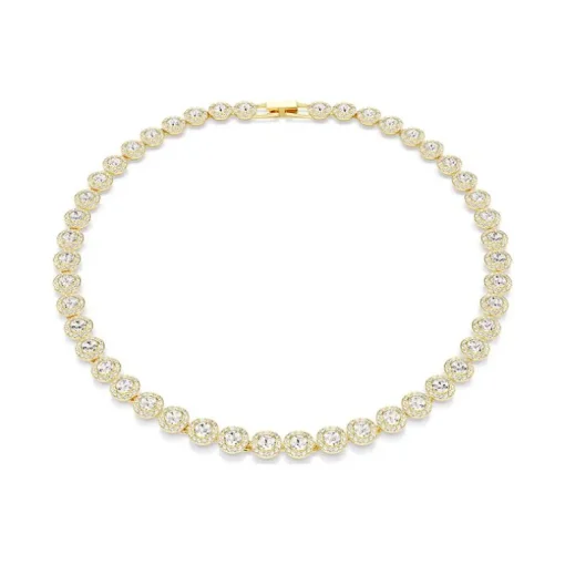 Collier Femme Swarovski Tennis Un Angelic Doré et Cristaux 5720505