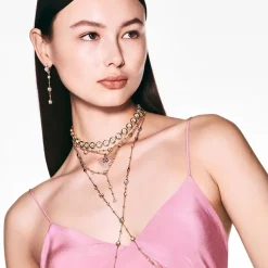 Collier Femme Swarovski Tennis Imber Doré et Cristaux 5682585