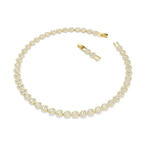 Collier Femme Swarovski Tennis Un Angelic Doré et Cristaux 5720505