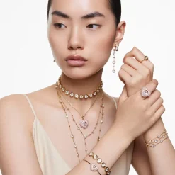 Collier Femme Swarovski Tennis Imber Doré et Cristaux 5682585