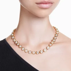 Collier Femme Swarovski Tennis Imber Doré et Cristaux 5682585