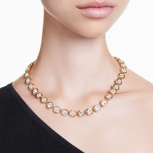 Collier Femme Swarovski Tennis Imber Doré et Cristaux 5682585