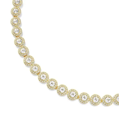 Collier Femme Swarovski Tennis Un Angelic Doré et Cristaux 5720505