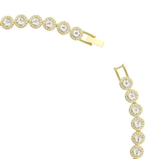 Collier Femme Swarovski Tennis Un Angelic Doré et Cristaux 5720505