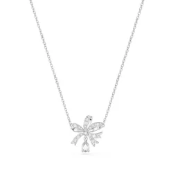 Collier Femme SWAROVSKI VOLTA Métal Rhodié Blanc