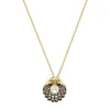 Collier Femme SWAROVSKI Y IDYLLIA Métal Doré et Cristaux 5683968