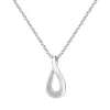 Collier Femme torsade EDORA ARGENT 925/1000 et Oxydes