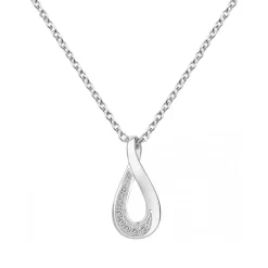 Collier Femme torsade EDORA ARGENT 925/1000 et Oxydes