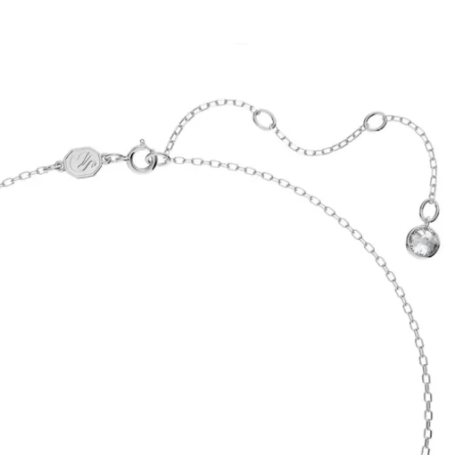 Collier femme triangle swarovski Ortyx métal rhodié et cristaux