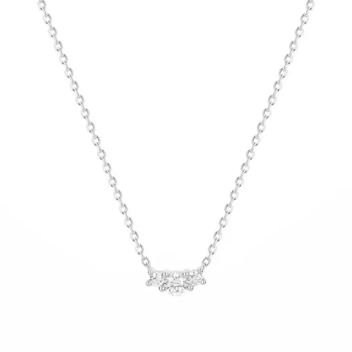 Collier Femme trilogie EDORA ARGENT 925/1000 et Oxydes