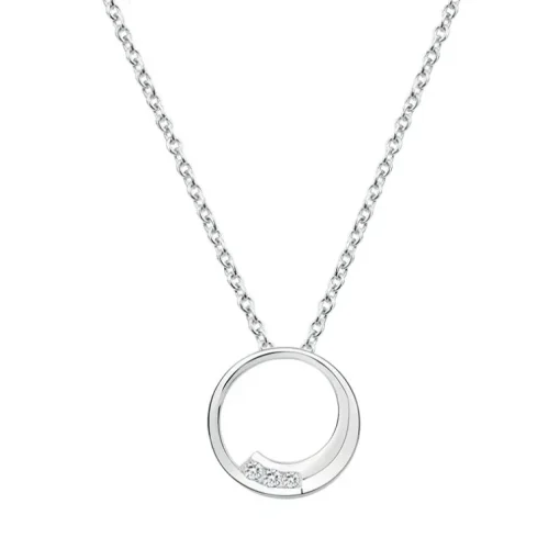 Collier Femme Trilogy ARGENT 925/1000 et Oxydes