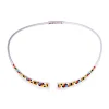 Collier femme UNA STORIA SIENA ARGENT 925/1000 et oxydes