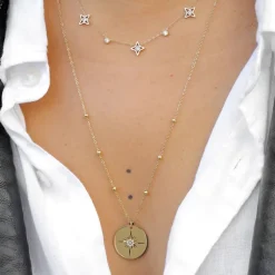 Collier Femme ZAG MANHATTAN Acier doré