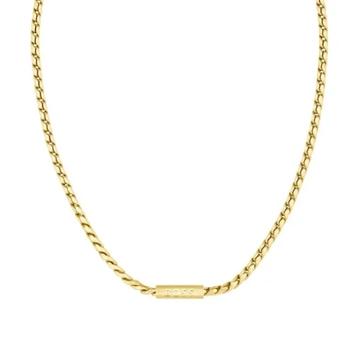 Collier Homme BOSS Doran Acier Doré 1580694