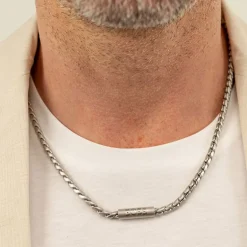 Collier Homme BOSS Doran Acier Argenté 1580693